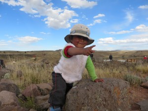 A young child--Andes, Peru